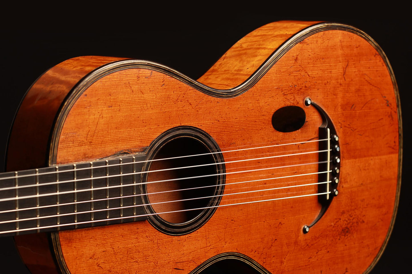 Französische romantische Gitarre - ca. 1820-30