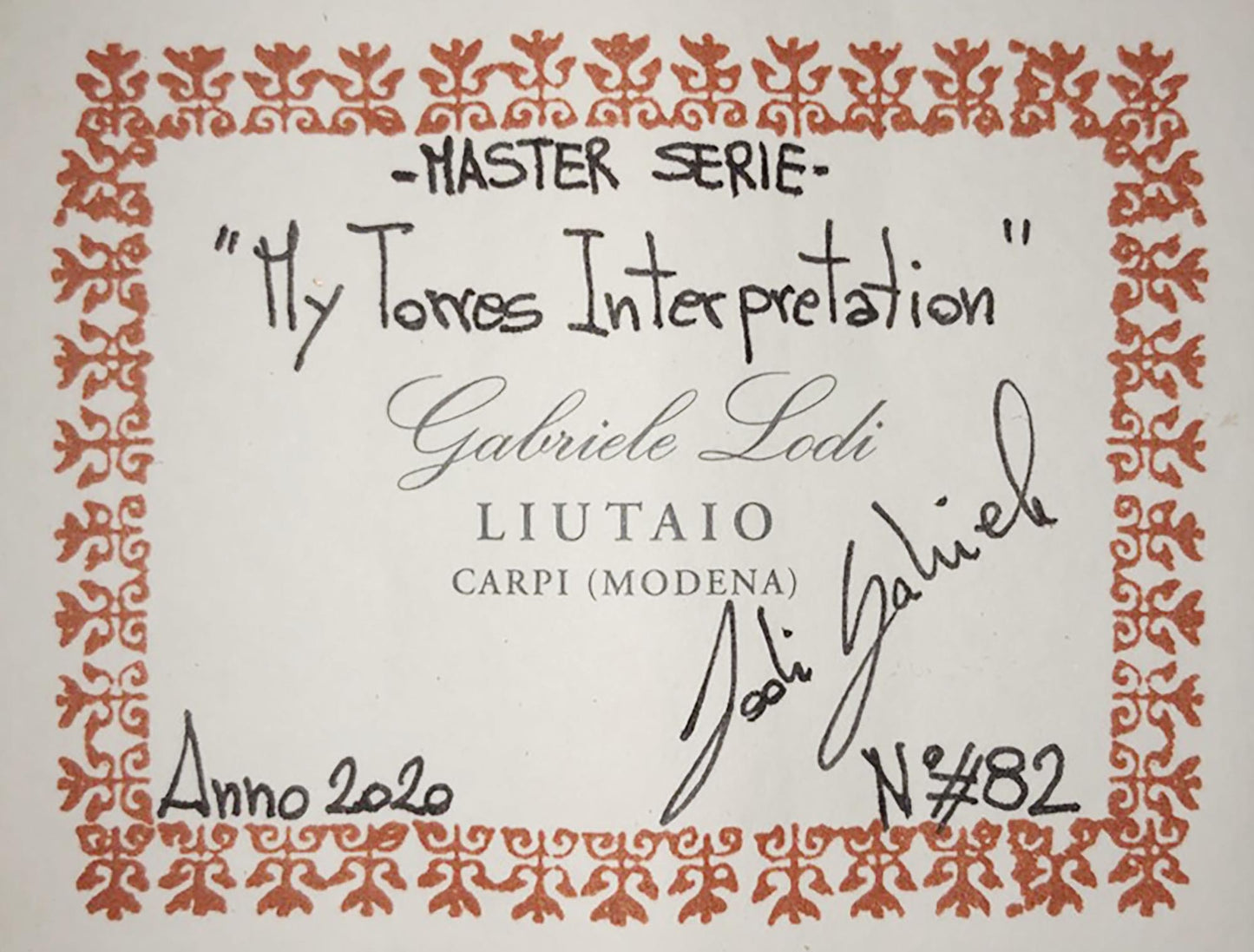 Gabriele Lodi - 2020 "Torres Interpretation"