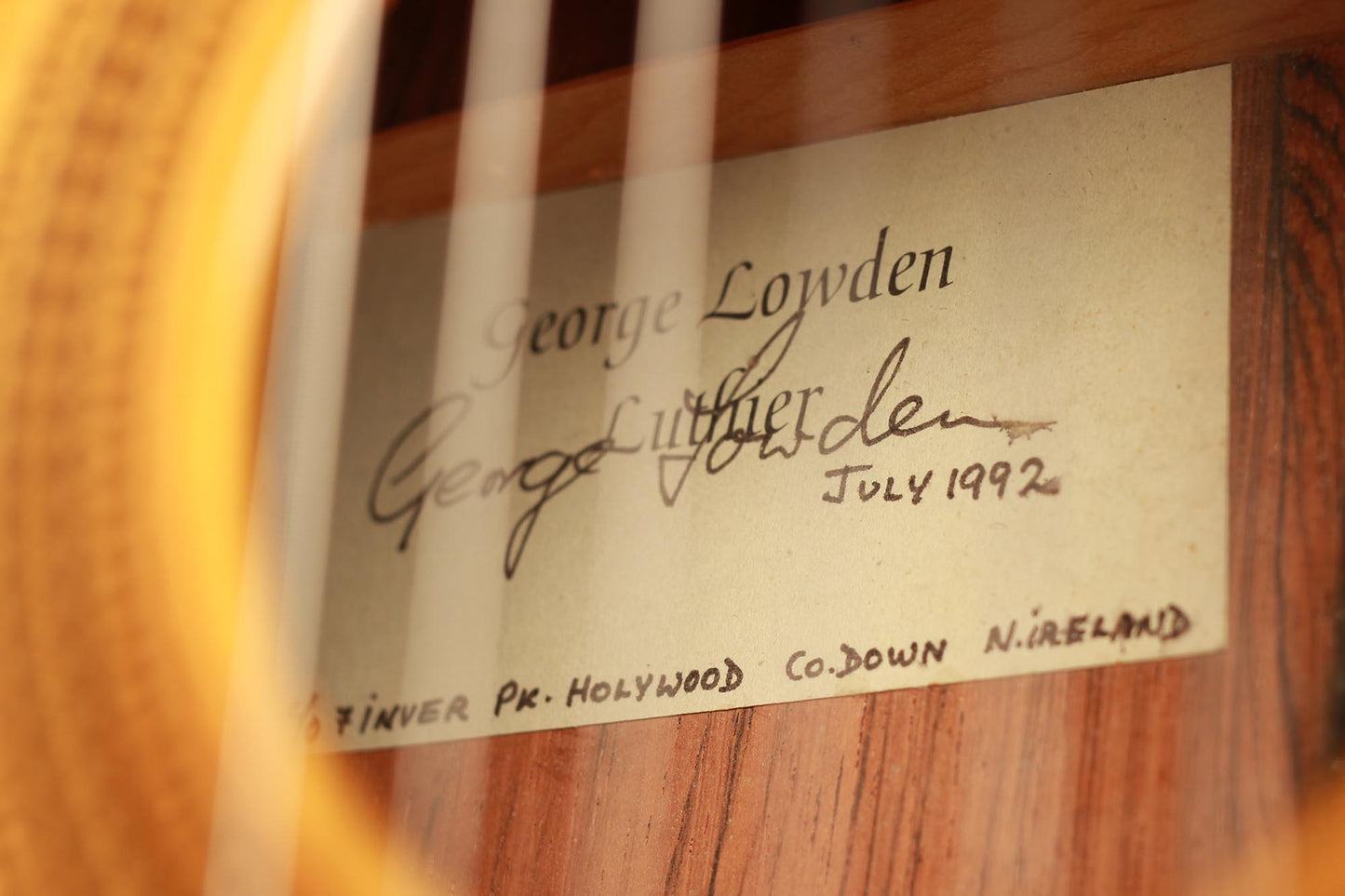 George Lowden - 1992