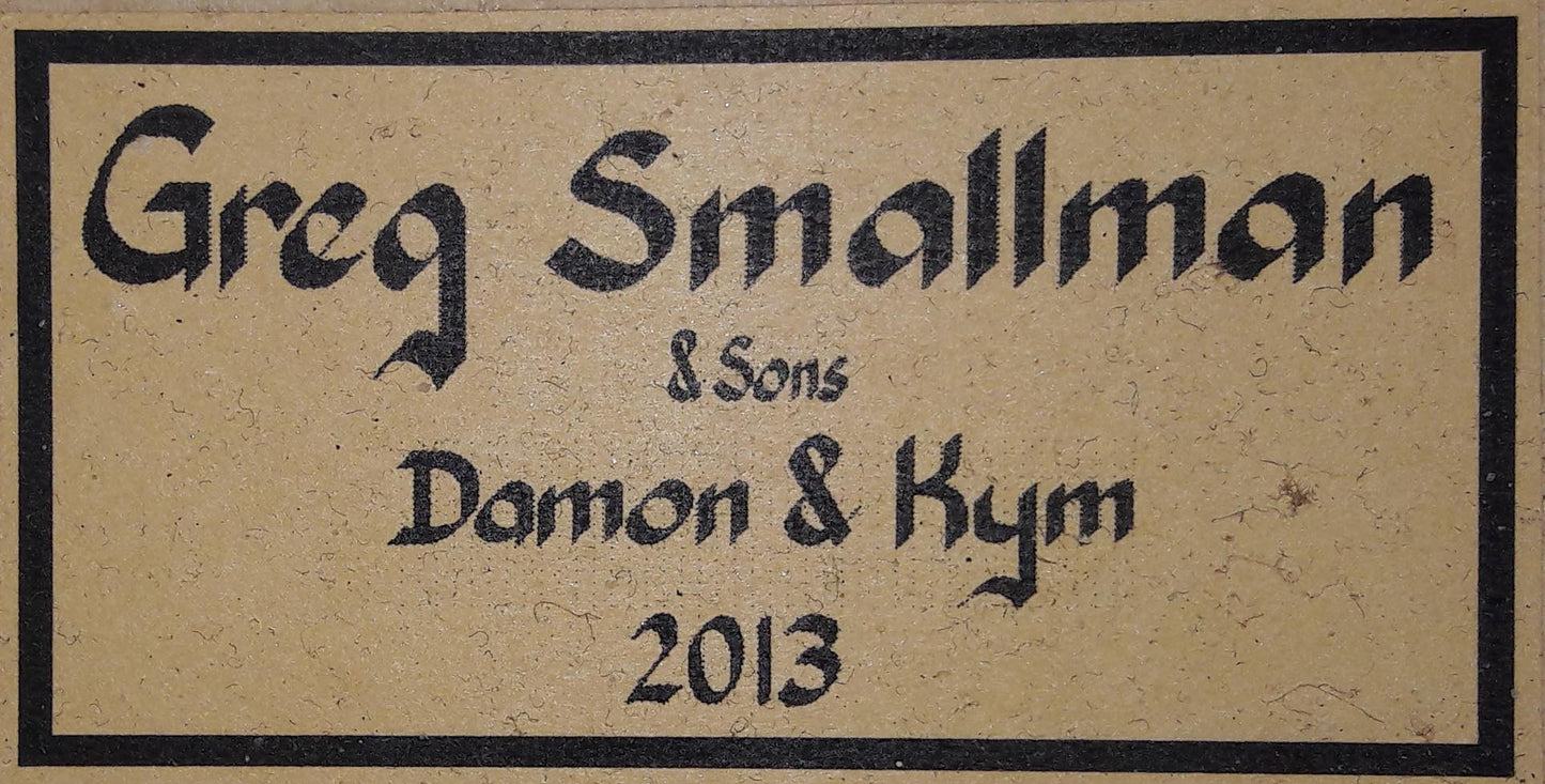 Greg Smallman & sons - 2013