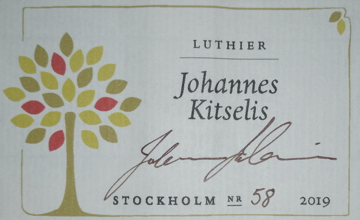 Johannes Kitselis - 2019