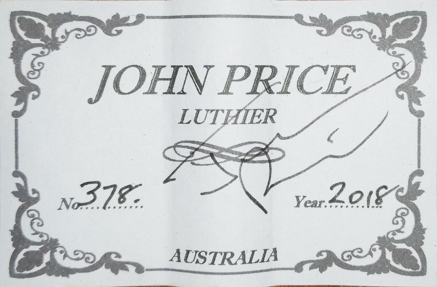 John Price - 2018