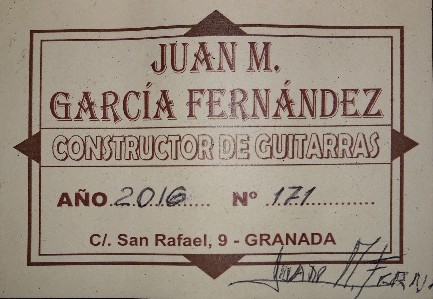 Juan M. García Fernández - 2016