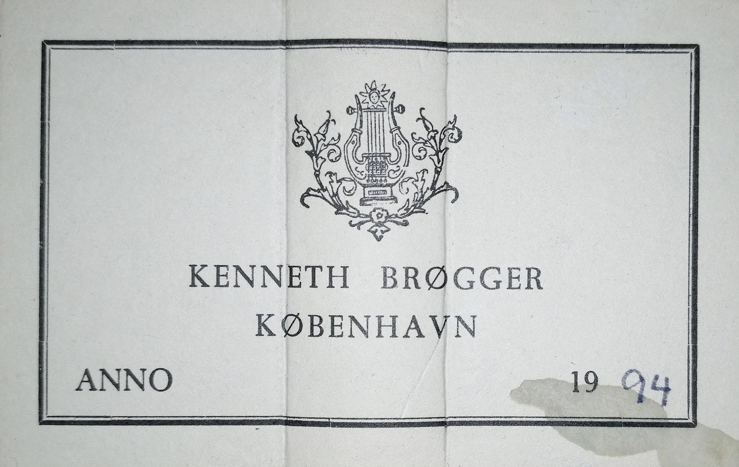Kenneth Brogger - 1994