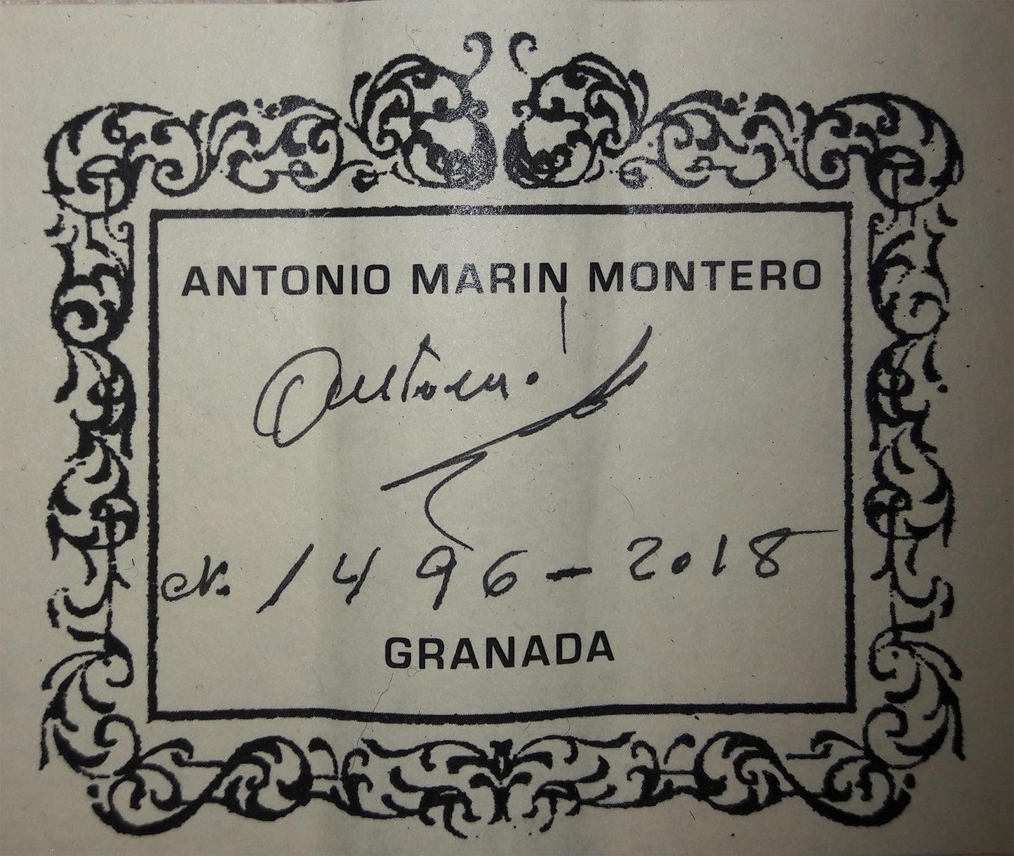 Antonio Marin Montero - 2018 Ahorn