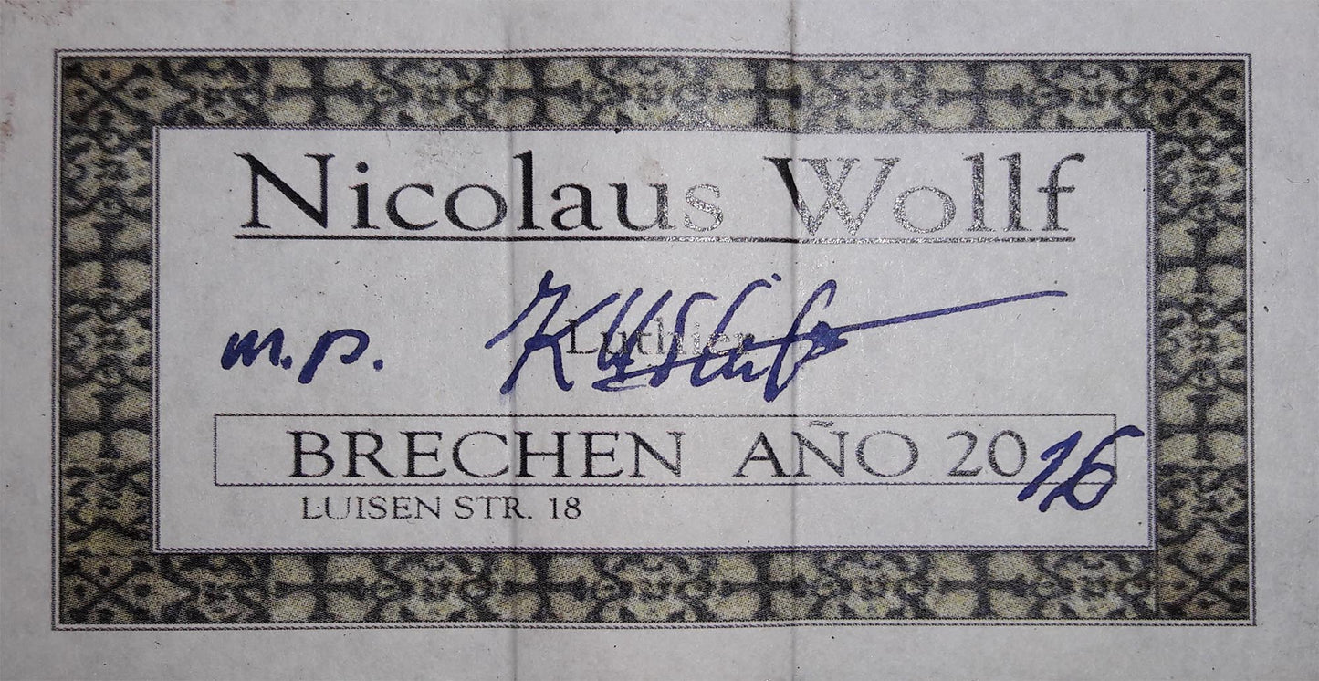 Nicolaus Wollf - 2016