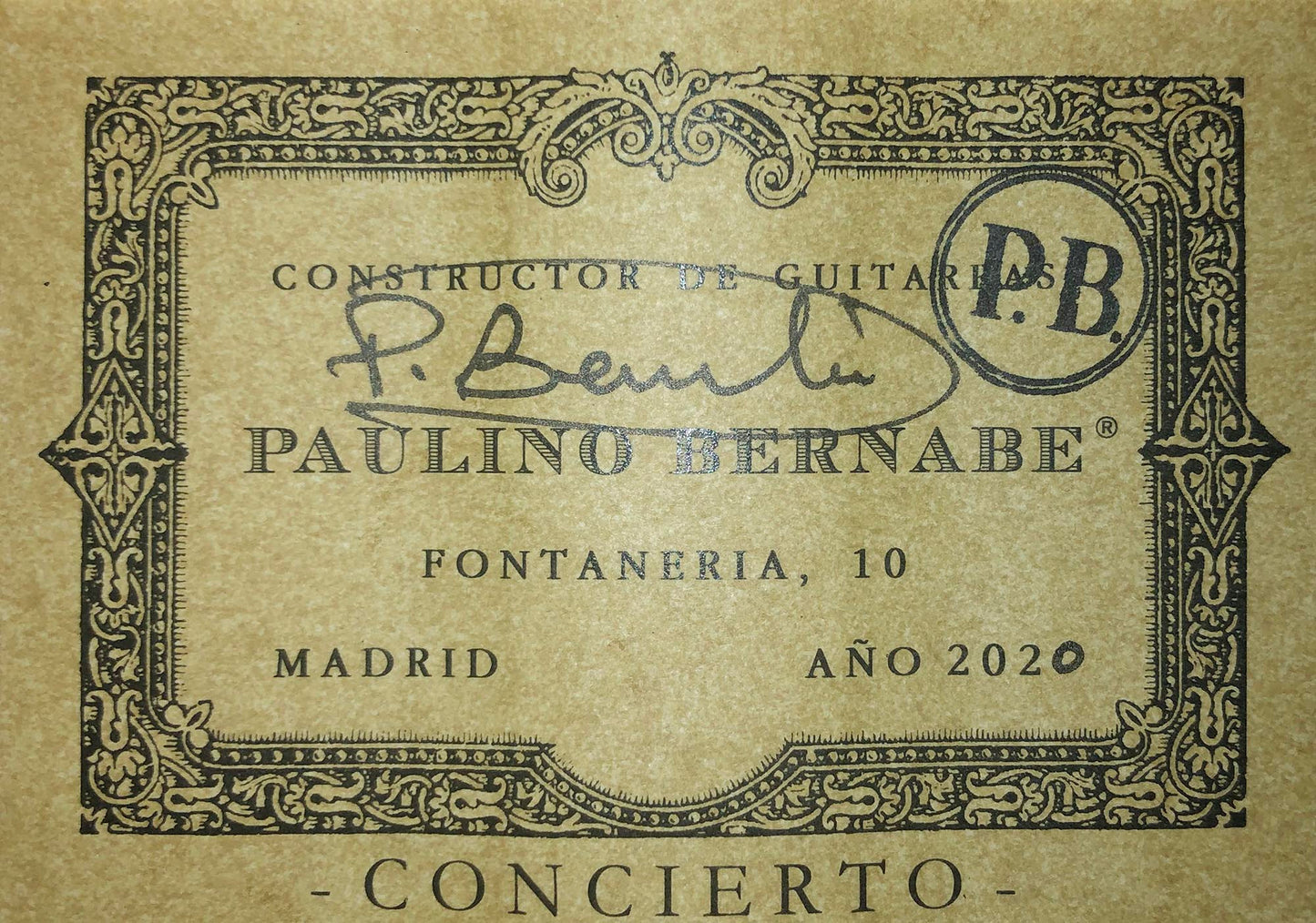 Paulino Bernabé - 2020 Concierto