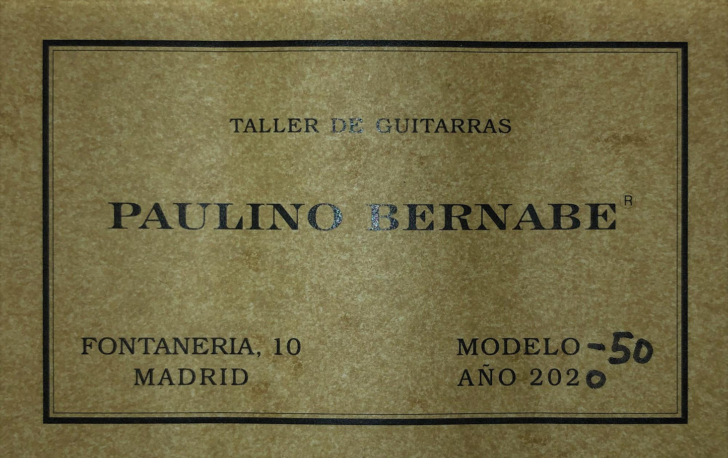 Paulino Bernabé - 2020 M50