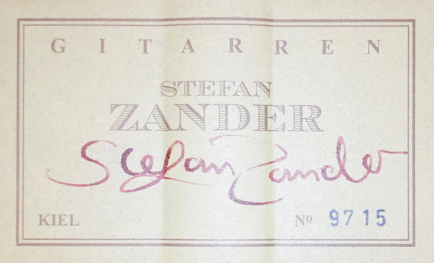 Stefan Zander - 2015 Doubletop