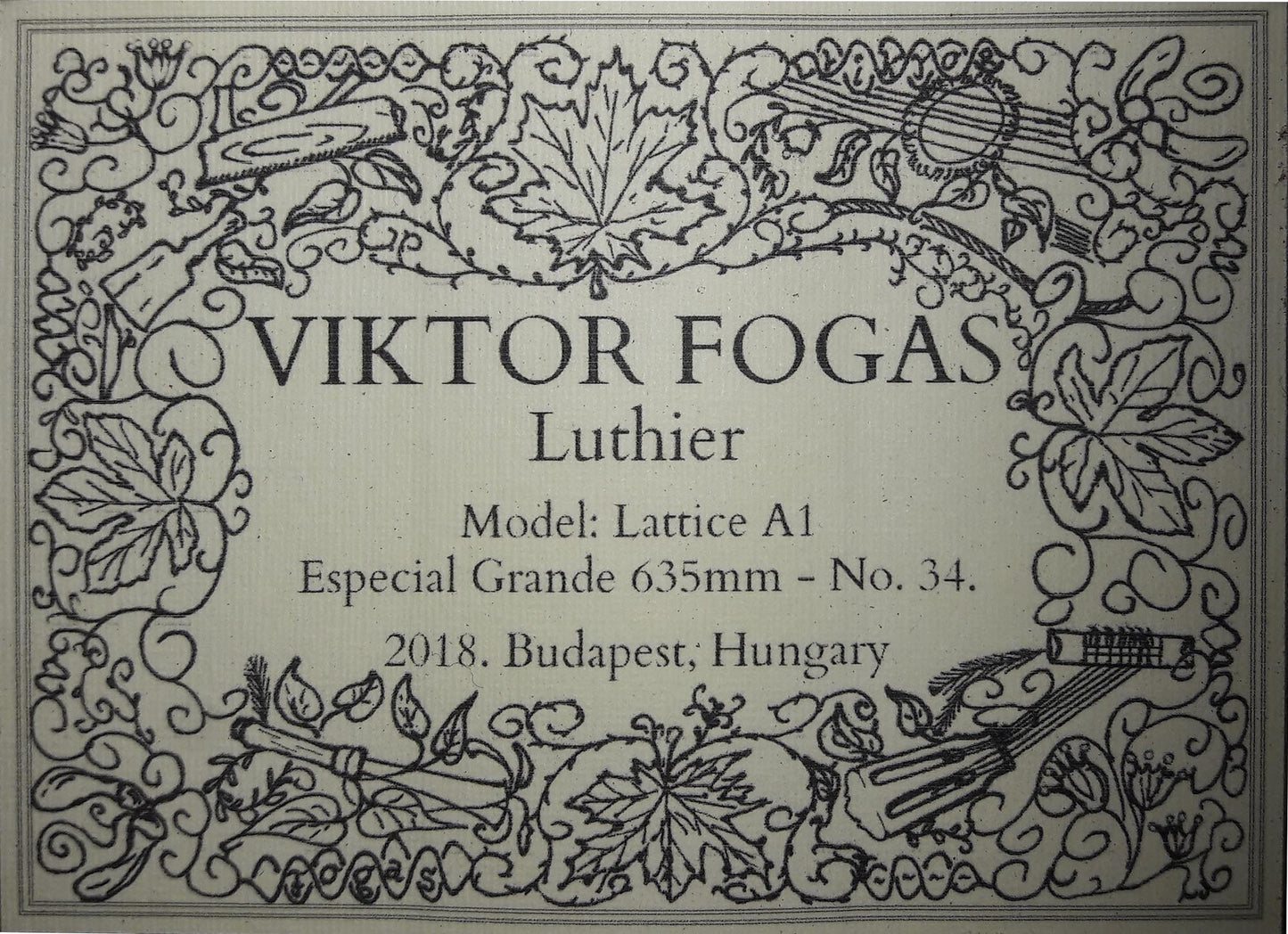 Viktor Fogas - 2018 635mm
