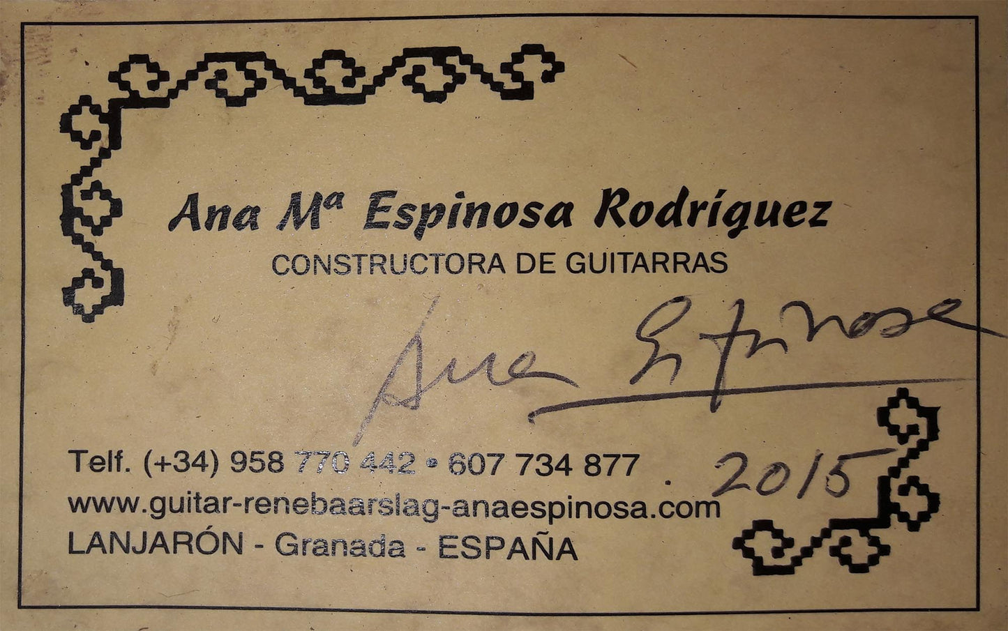 Ana Espinosa - 2015