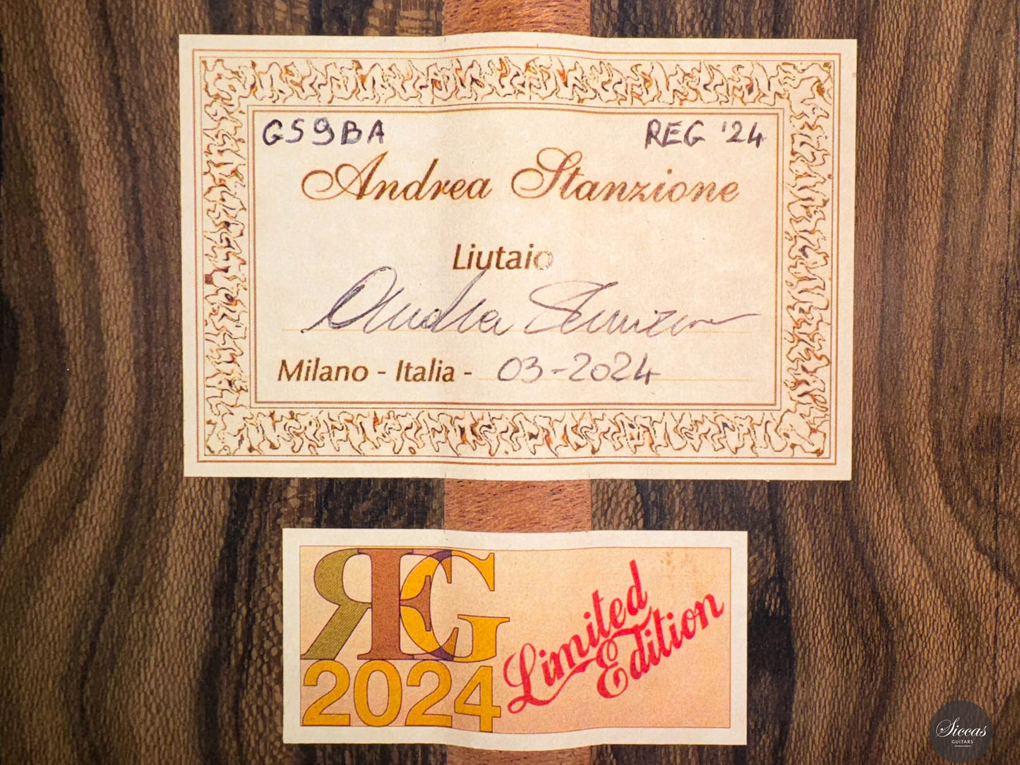 Andrea Stanzione – 2024 REG Limited Edition