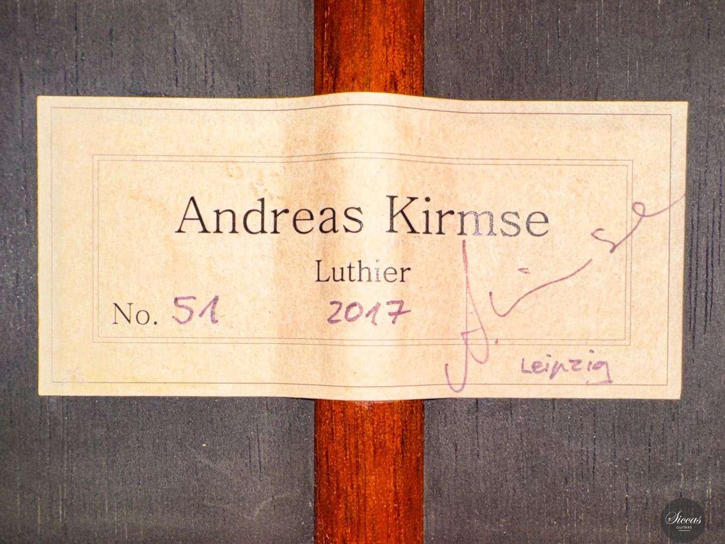 Andreas Kirmse - 2017 Doubletop No. 51