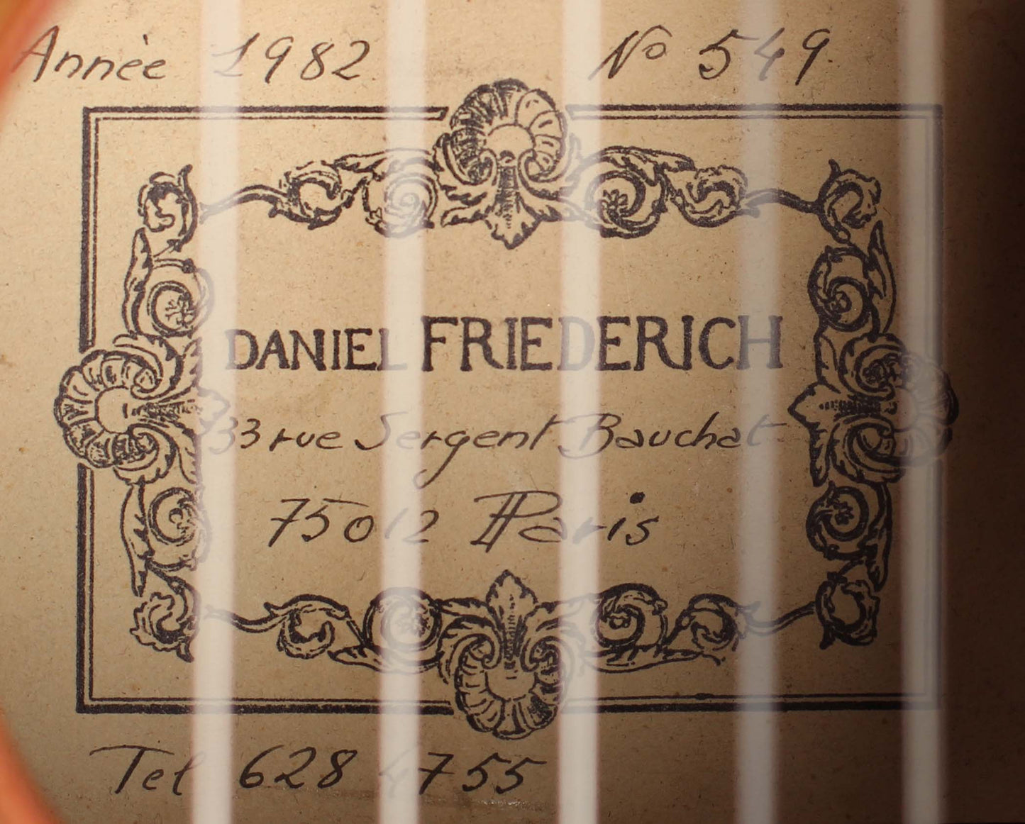 Daniel Friederich - 1982