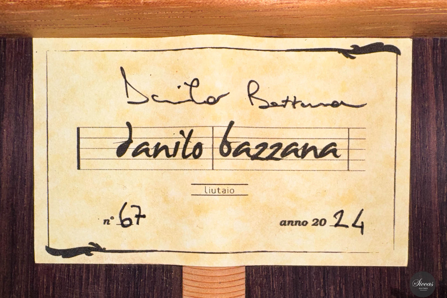 Danilo Bazzana - 2024 No. 67 64 cm