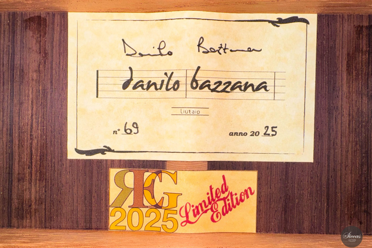 Danilo Bazzana - 2025 No. 69 - REG 2025 Limited Edition