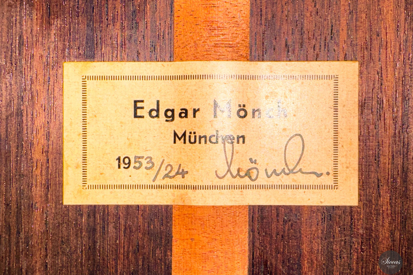Edgar Mönch - 1953