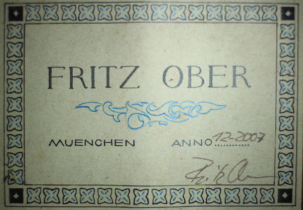 Fritz Ober - 2007