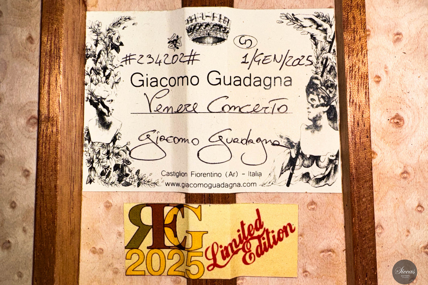 Giacomo Guadagna - 2025 - REG Limited Edition