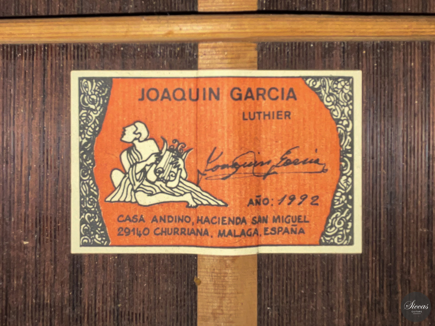 Joaquín García - 1992 Classical Guitar
