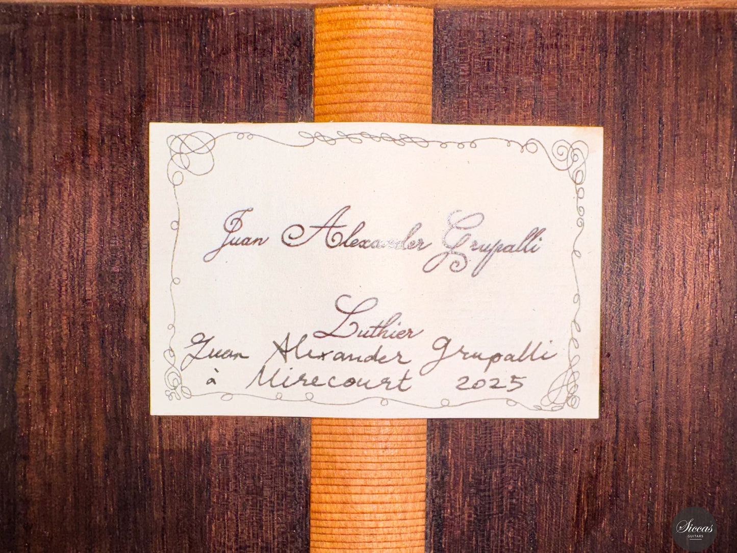 Juan Alexander Grupalli - 2025 - Cedar/Indian