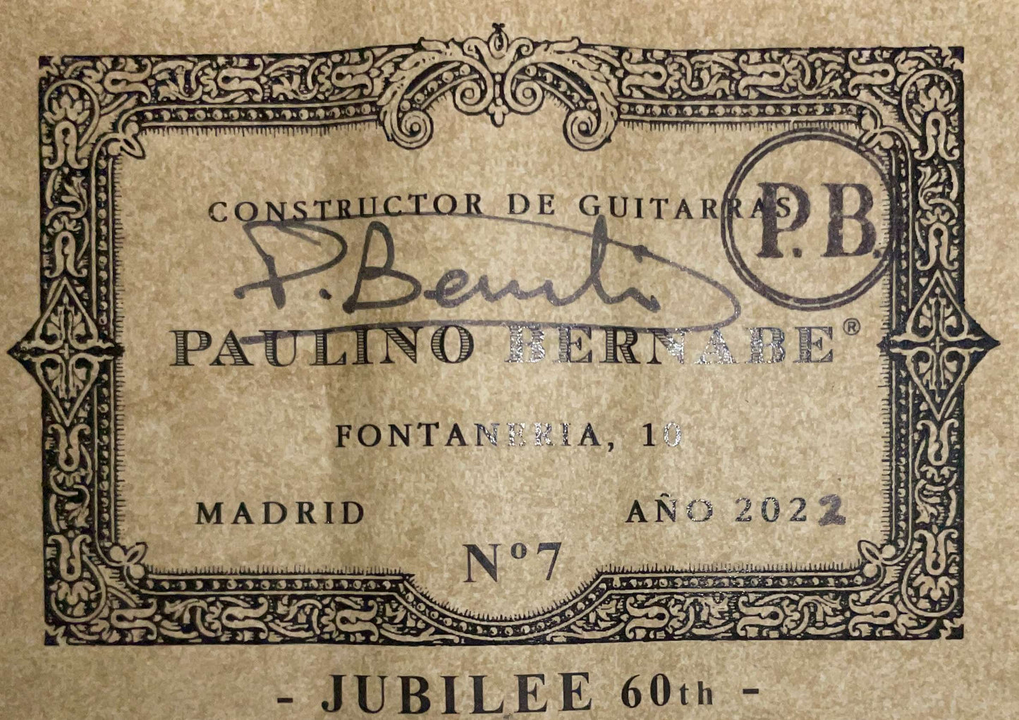 Paulino Bernabé - 2022 Jubilee 60th