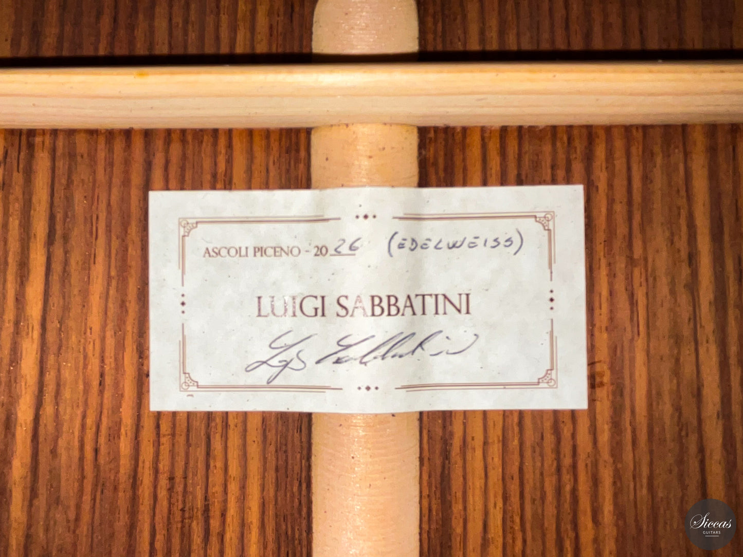 Luigi Sabbatini - 2026 Lattice Edelweiss 64 cm