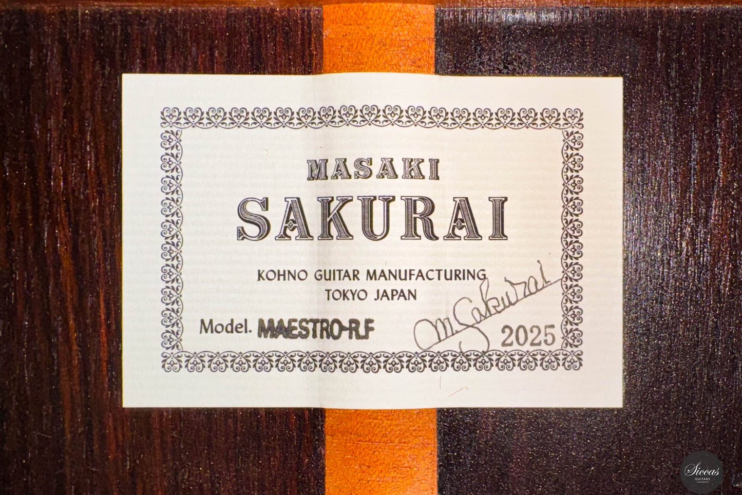 Masaki Sakurai - 2025 Maestro-RF Cedar 64 cm