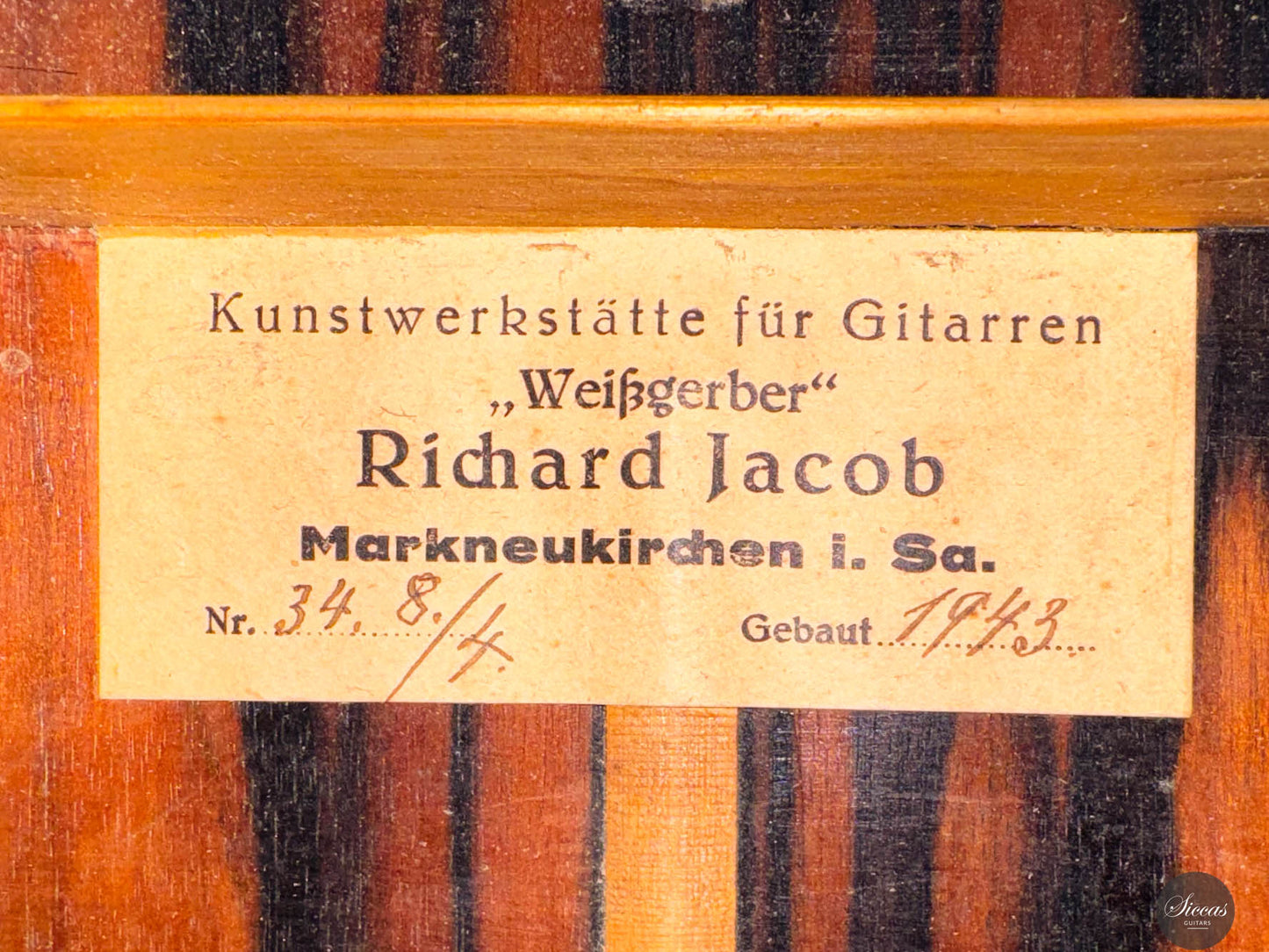 Richard Jacob Weissgerber - 1943 - 34.8/4