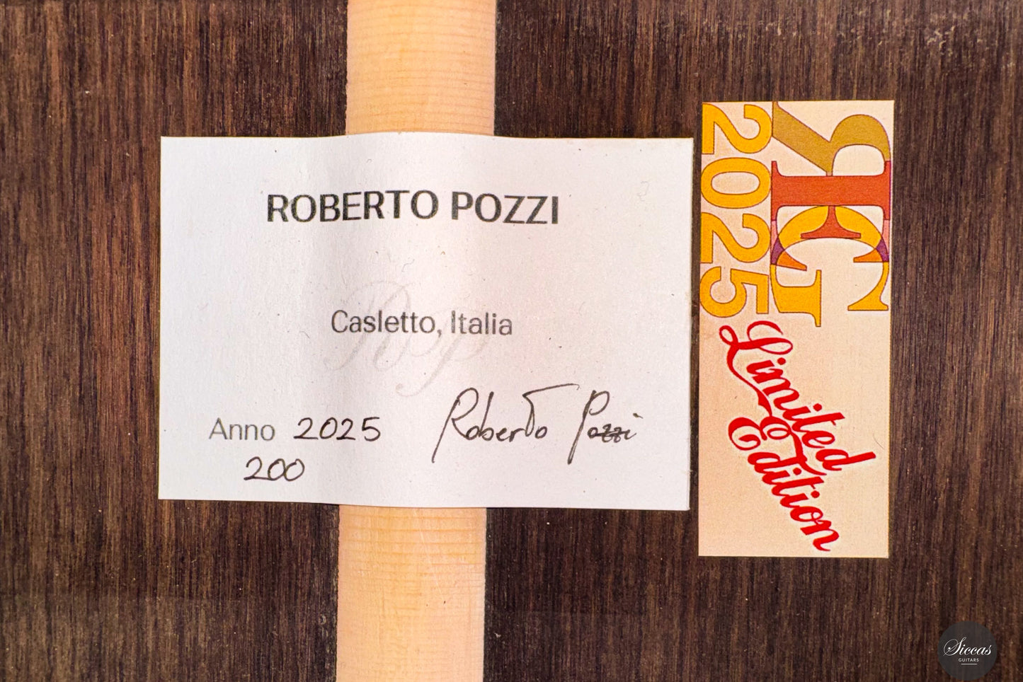 Roberto Pozzi - 2025 No. 200 - REG 2025 Limited Edition