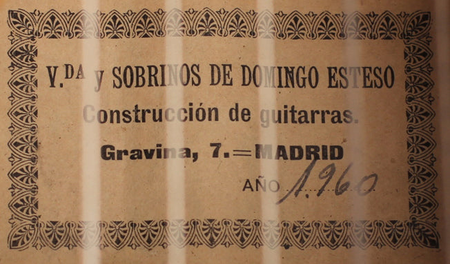 Sobrinos de Domingo Esteso – 1960
