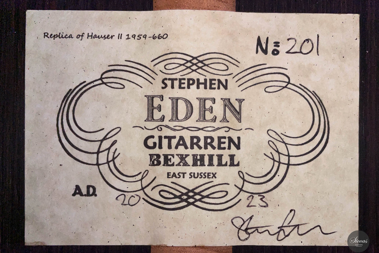 Stephen Eden - 2023 No. 201