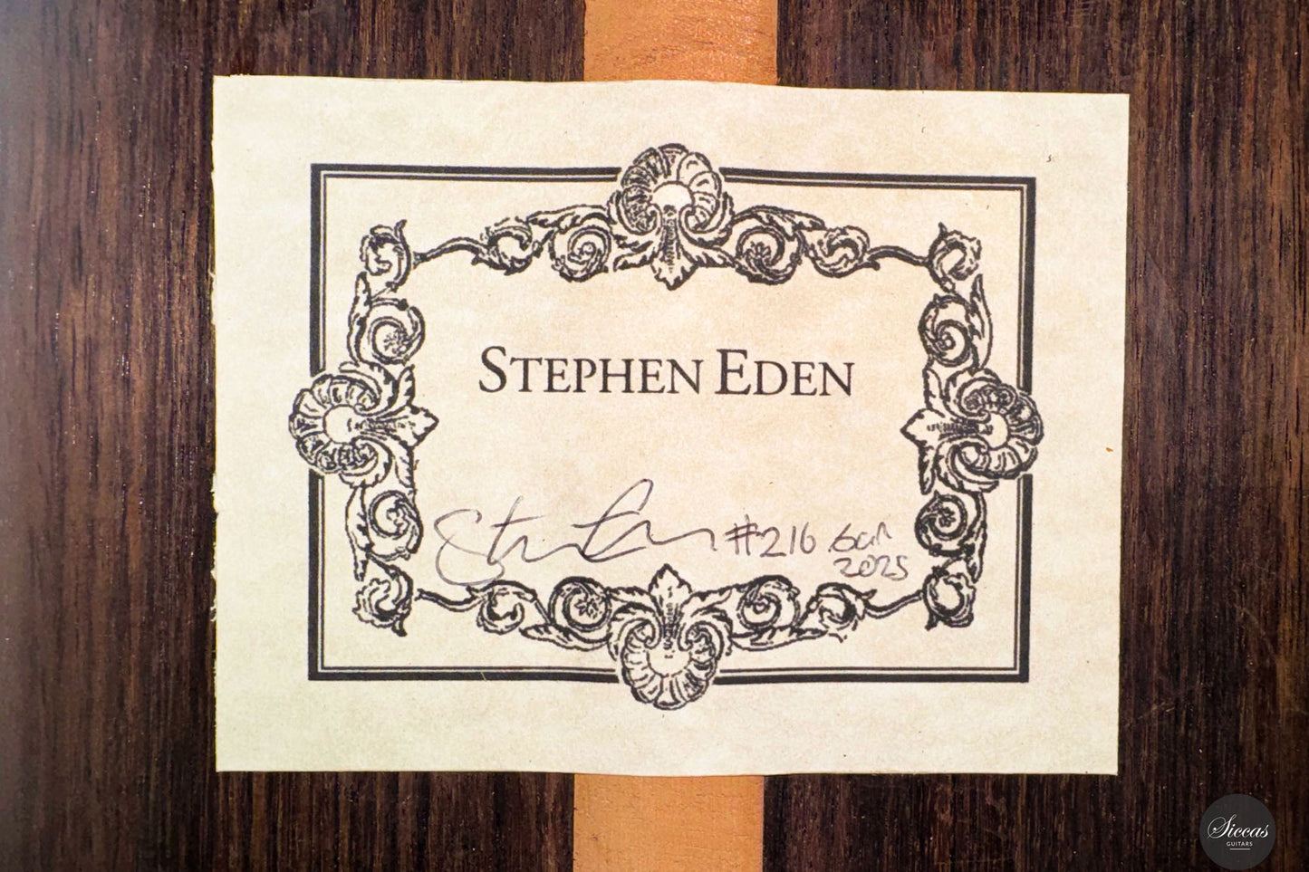 Stephen Eden - 2025 - "Friederich" No. 216