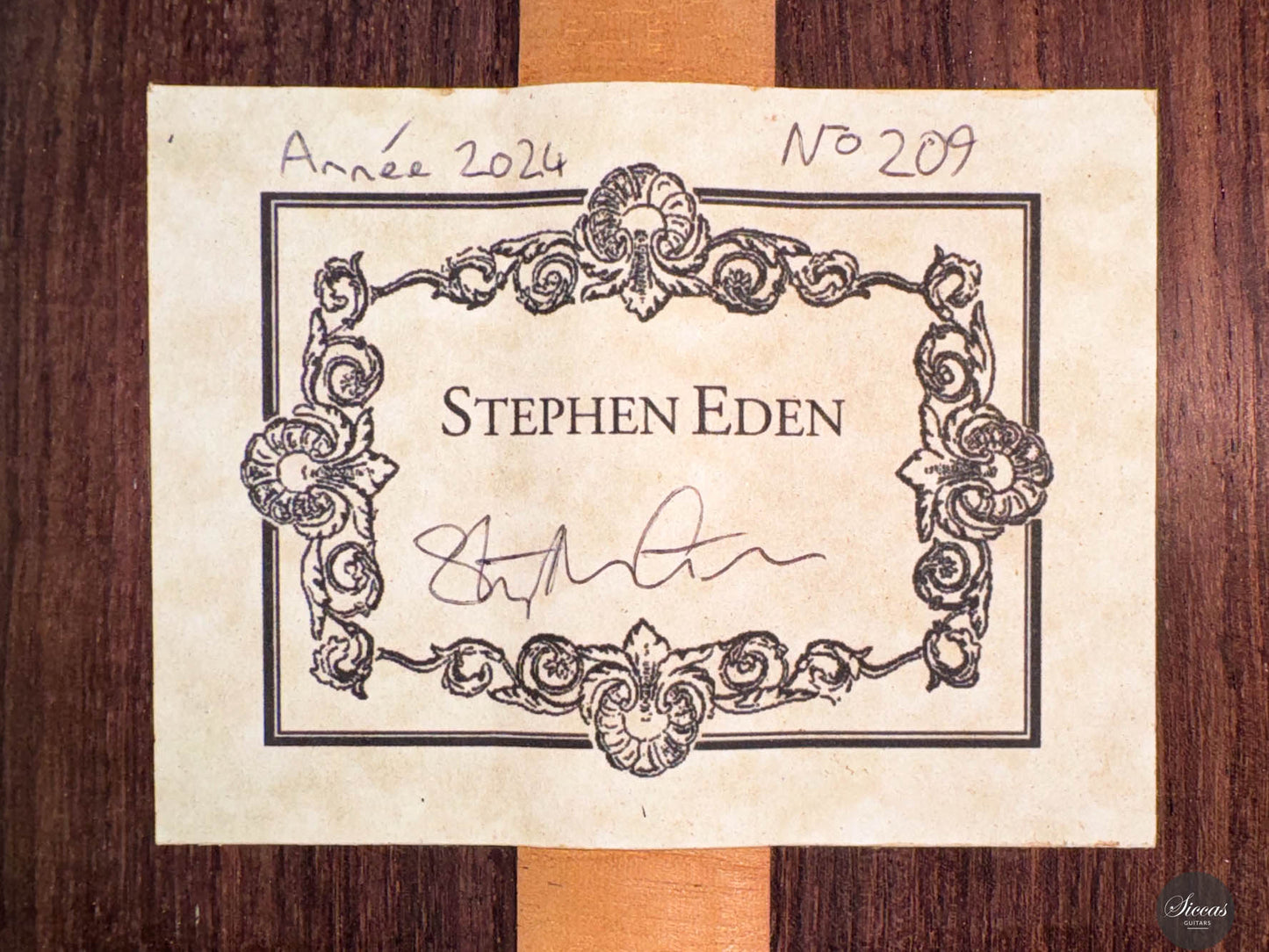 Stephen Eden - 2024 "Daniel Friederich - 1980" No. 209