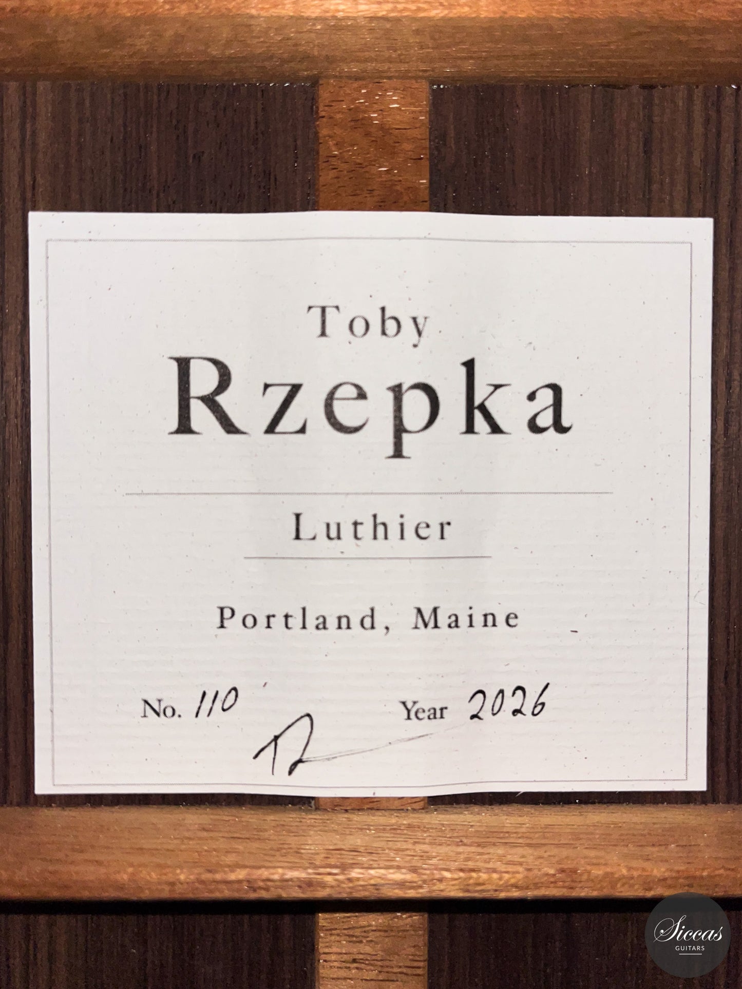 Toby Rzepka - 2026 No. 110