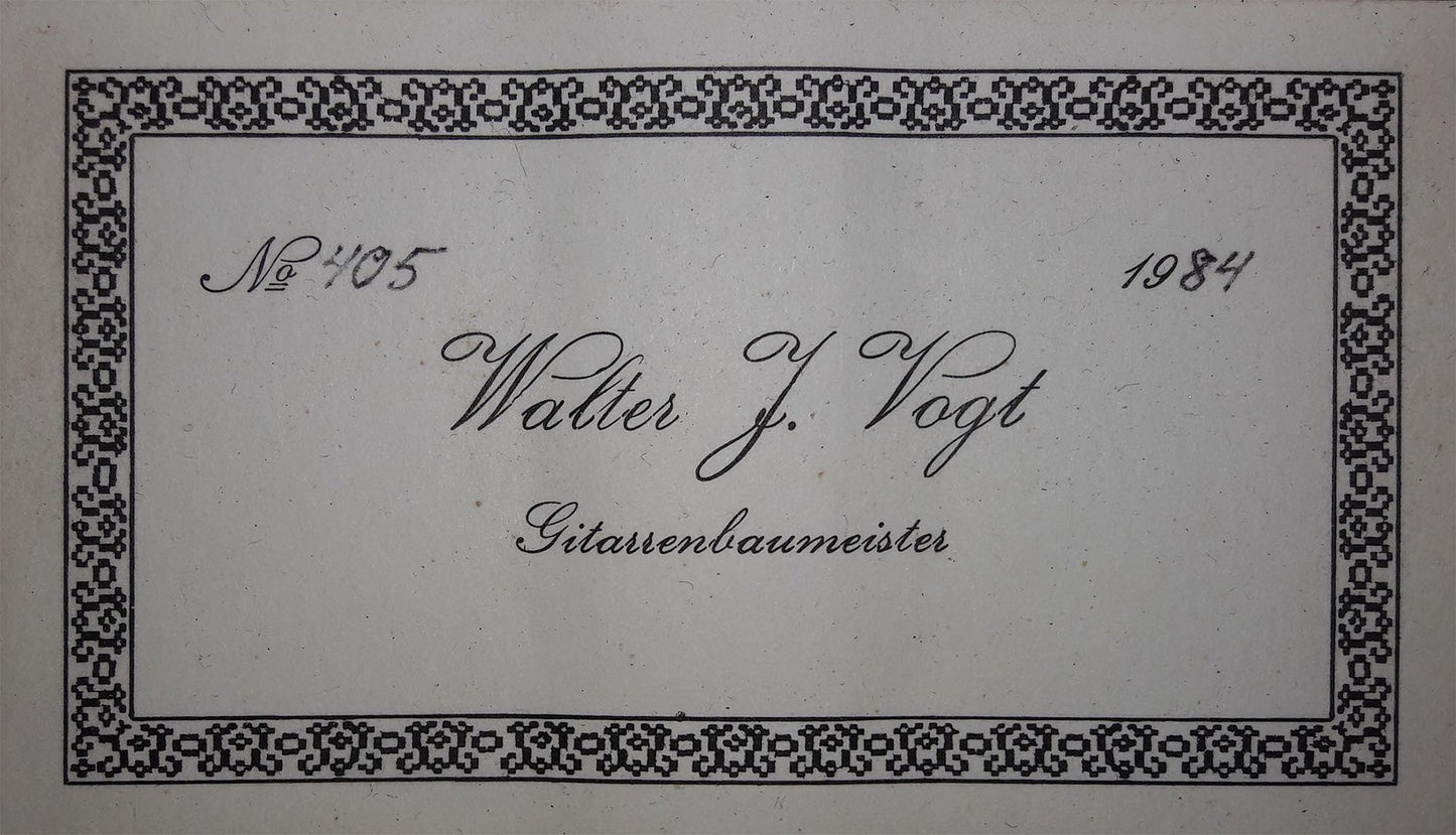 Walter Vogt - 1984