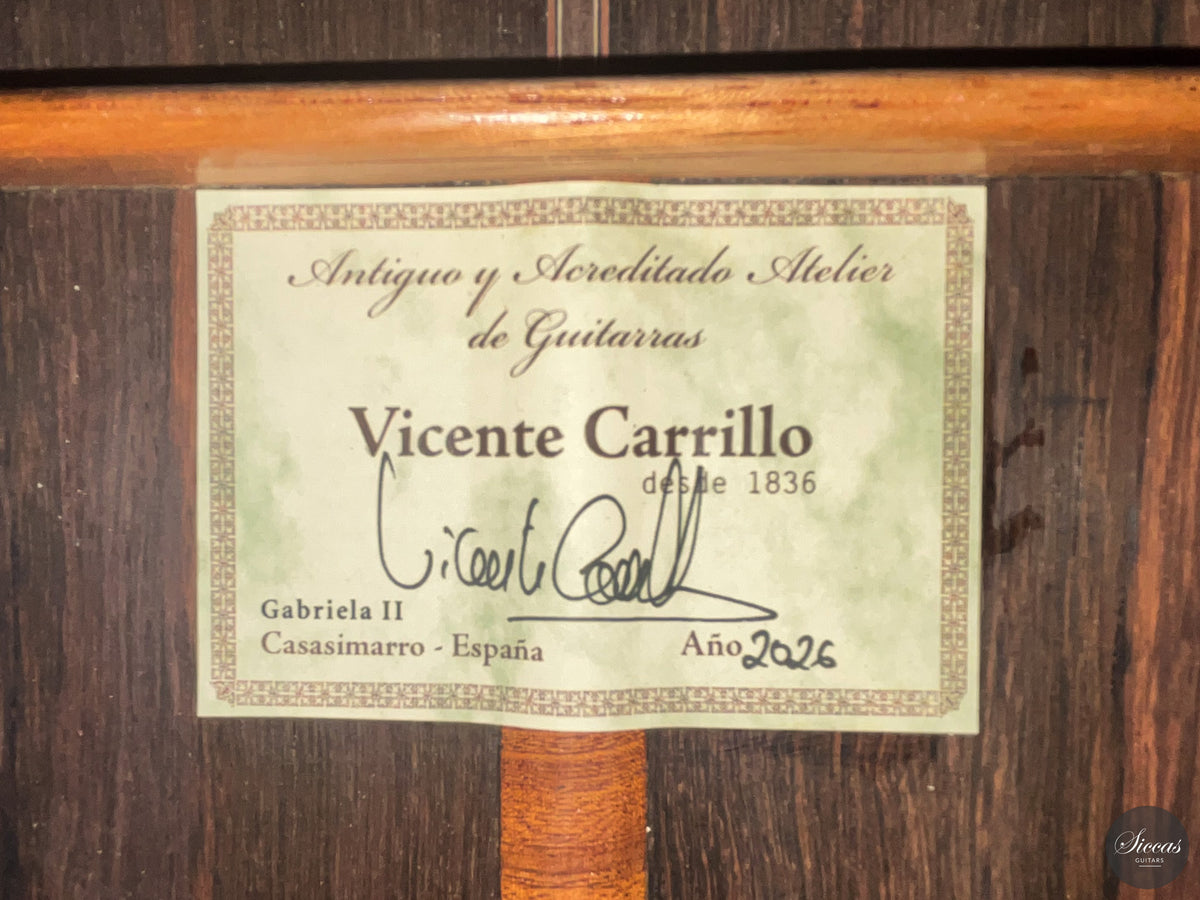 Vicente Carrillo - 2026 Gabriela II - Cedar 63 cm