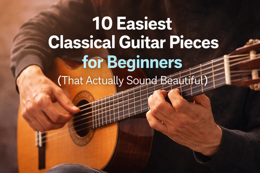 10 Easiest Classical Guitar Pieces for Beginners (That Actually Sound Beautiful)