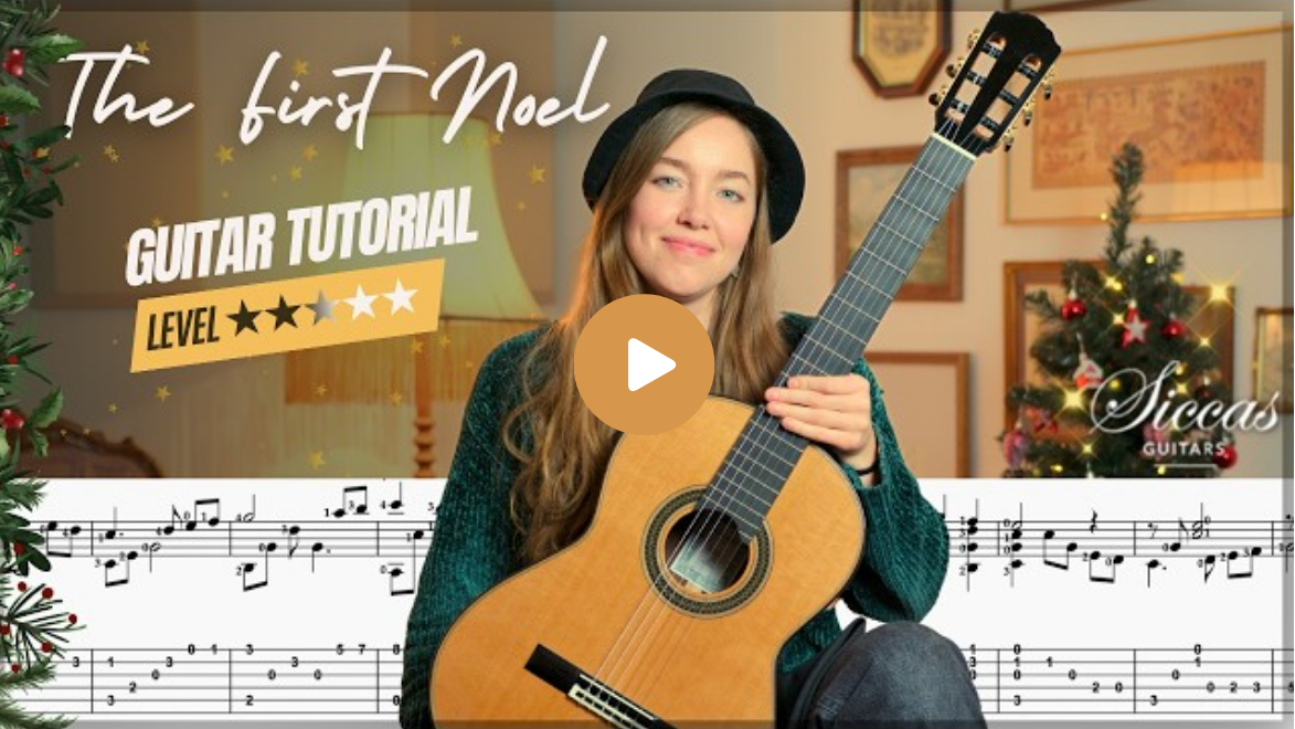The First Noel as a Classical Guitar Piece