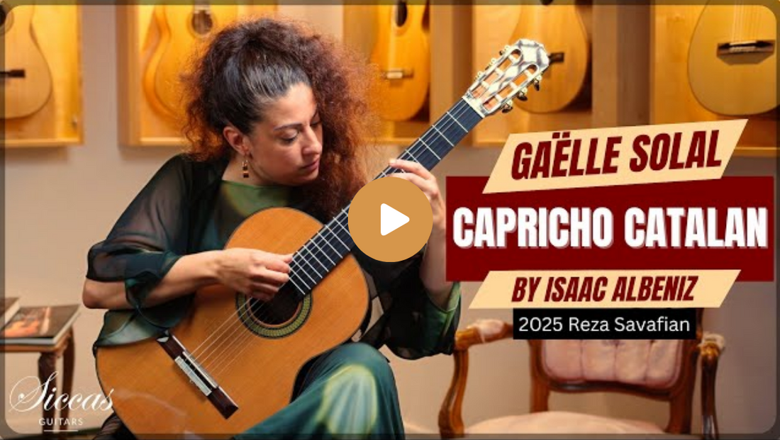 Gaëlle Solal performs Capricho Catalán at Siccas Guitars