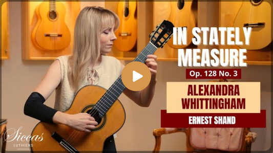 Alexandra Whittingham performs In Stately Measure at Siccas Guitars