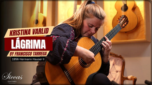 Kristina Varlid playing Lágrima by Francisco Tárrega on a 1956 Hermann Hauser II guitar