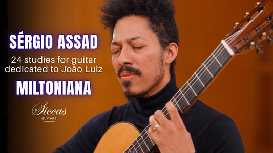 João Luiz playing Miltoniana by Sérgio Assad on classical guitar