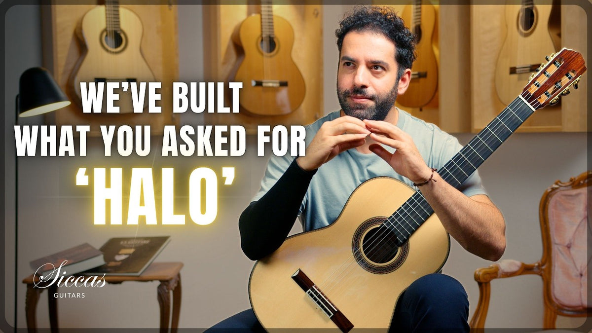 The Siccas Luthiers Halo Traditional classical guitar