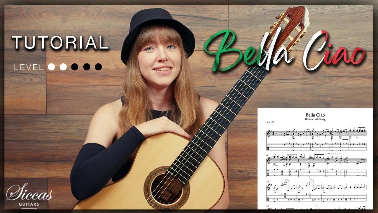 Bella Ciao on Classical Guitar — Tutorial