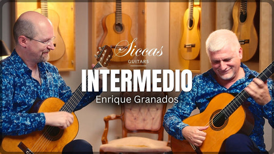 Belgium Guitar Duo playing Intermedio by Granados on Domingo Esteso guitars