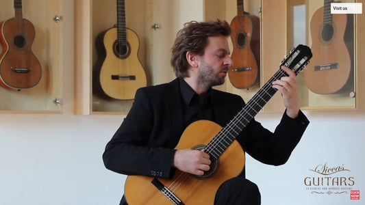 Marcin Dylla playing Capricho Árabe by Francisco Tárrega on six different classical guitars