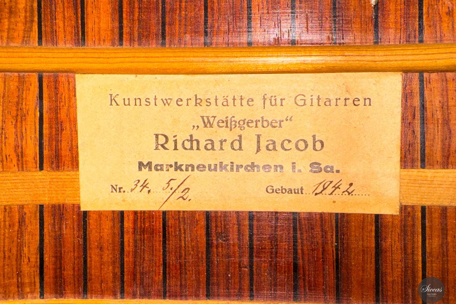 Richard Jacob "Weißgerber" — Germany's Most Inventive Guitar Maker
