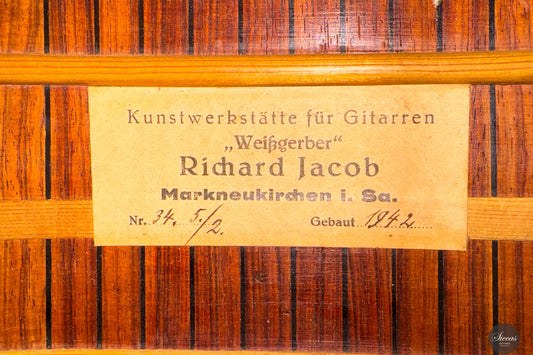 Richard Jacob "Weißgerber" — Germany's Most Inventive Guitar Maker