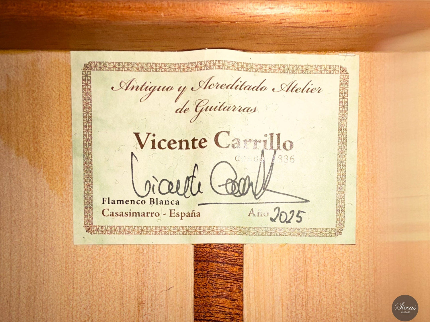 Vicente Carrillo – Classical Guitar Luthier